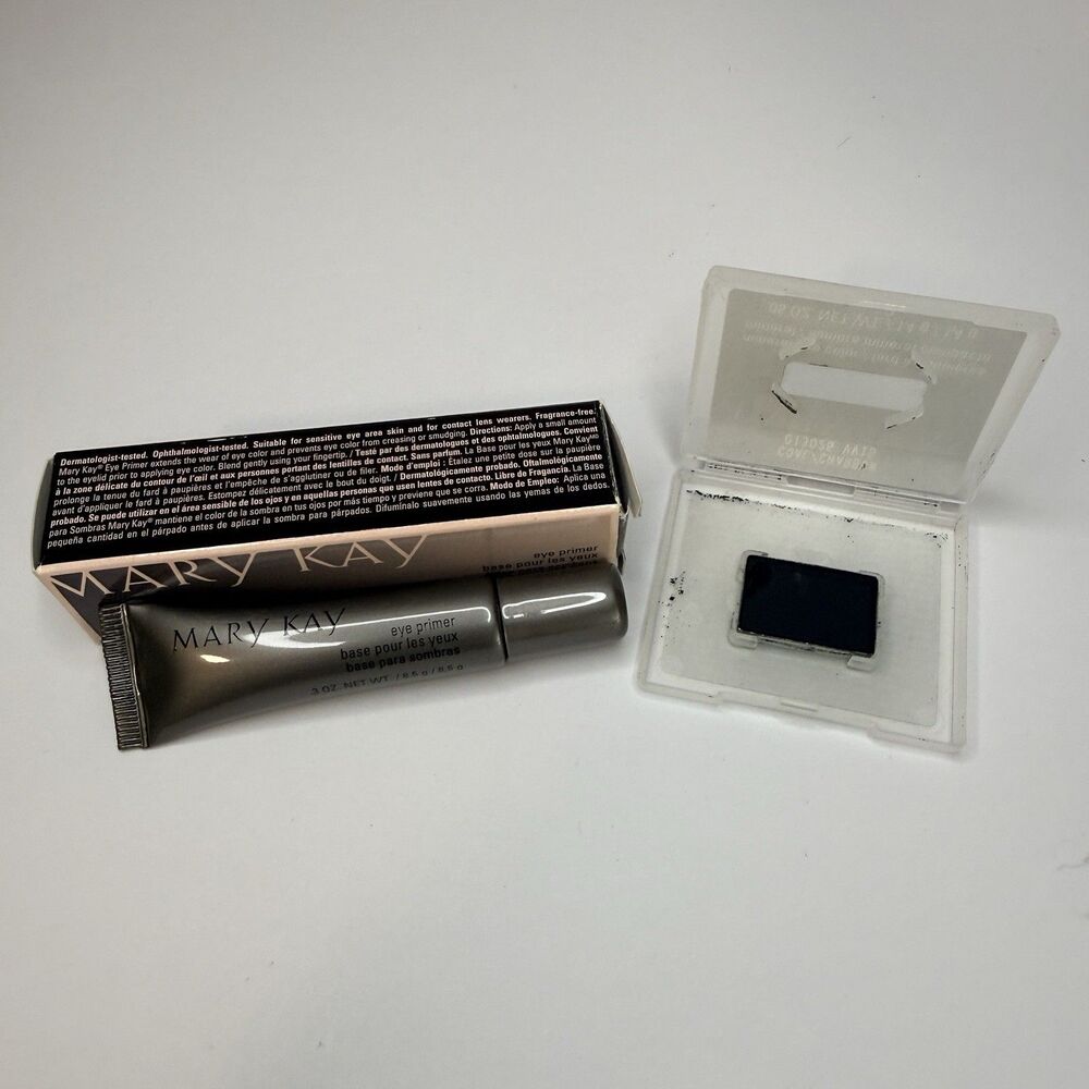 Mary Kay Eye Primer 016960 Discontinued + Coal Mineral Eye Color Lot New